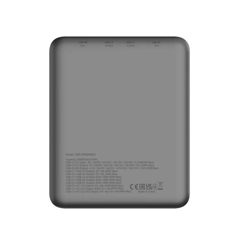Canyon PB-2008 20000 mAh Gris foncé