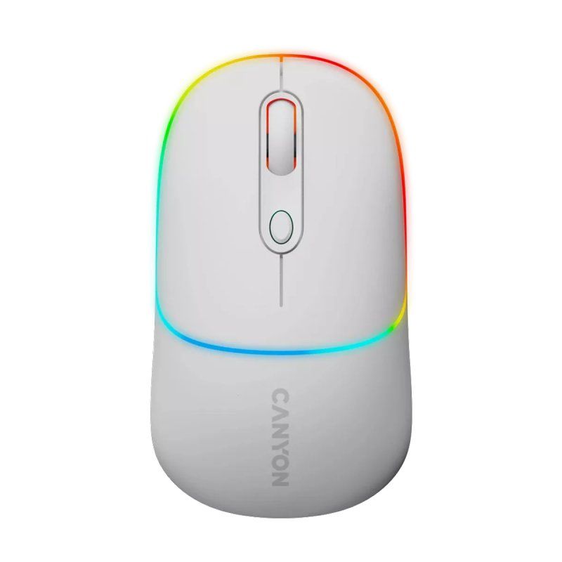 CANYON Mouse MW-22 2in1 BT/ Wireless Snow White