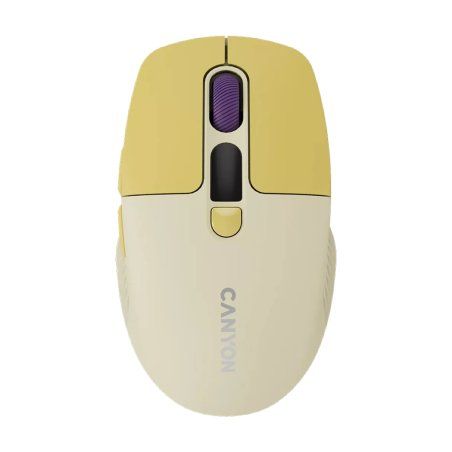 CANYON Mouse MW-26 LCD Silent Dual Mode Wireless yellow