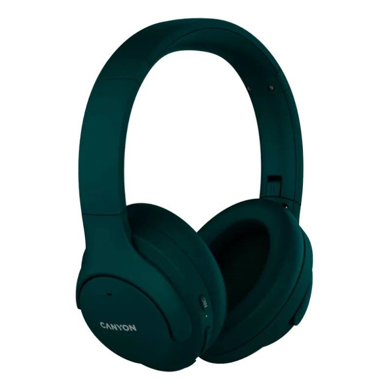 CANYON Over-Ear Kopfhörer OnRiff 10 ANC, Green Kabellose & kabelgebundene Verbindung, Hi-Fi-Soundqualität, Active