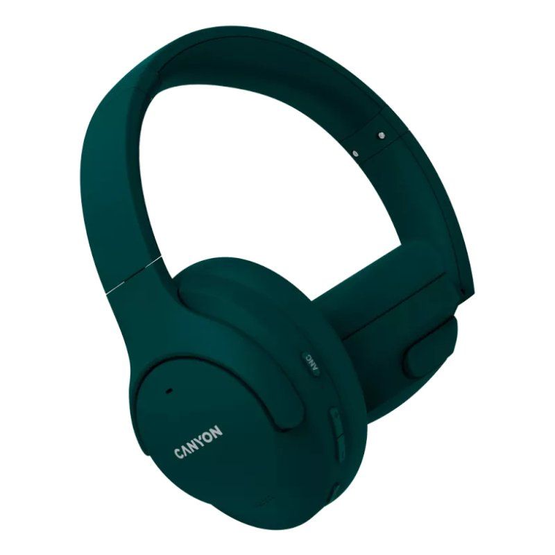 CANYON Over-Ear Kopfhörer OnRiff 10 ANC, Green Kabellose & kabelgebundene Verbindung, Hi-Fi-Soundqualität, Active