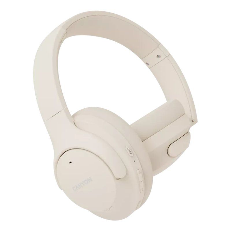 Canyon CNS-CBTHS10BG casque Avec fil &sans fil Arceau Appels/Musique/Sport/Au quotidien Bluetooth Beige