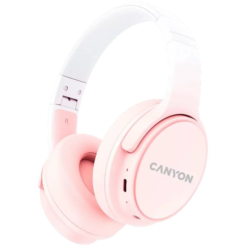 Canyon OnRiff 4 Casque Sans fil Arceau Appels/Musique/Sport/Au quotidien USB Type-C Bluetooth Rose
