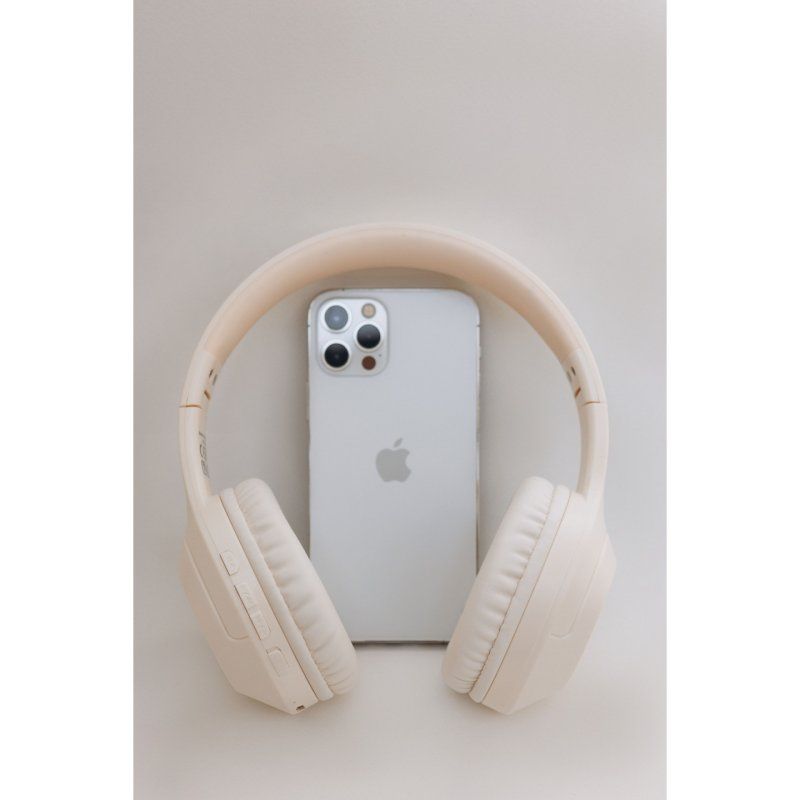 CANYON Over-Ear Kopfhörer BTHS-3, Beige Kabellose Verbindung, Bluetooth 5.1