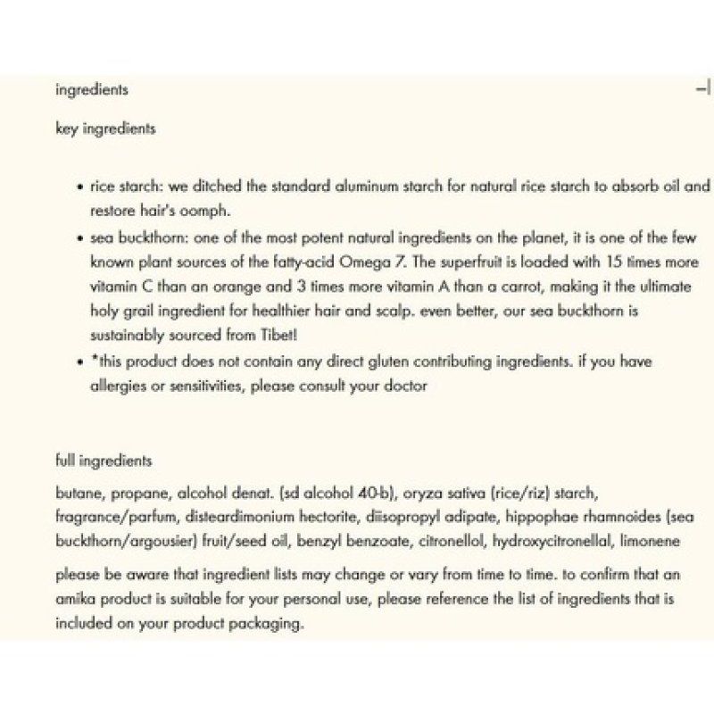 Amika Perk Up Dry Shampoo 232ml