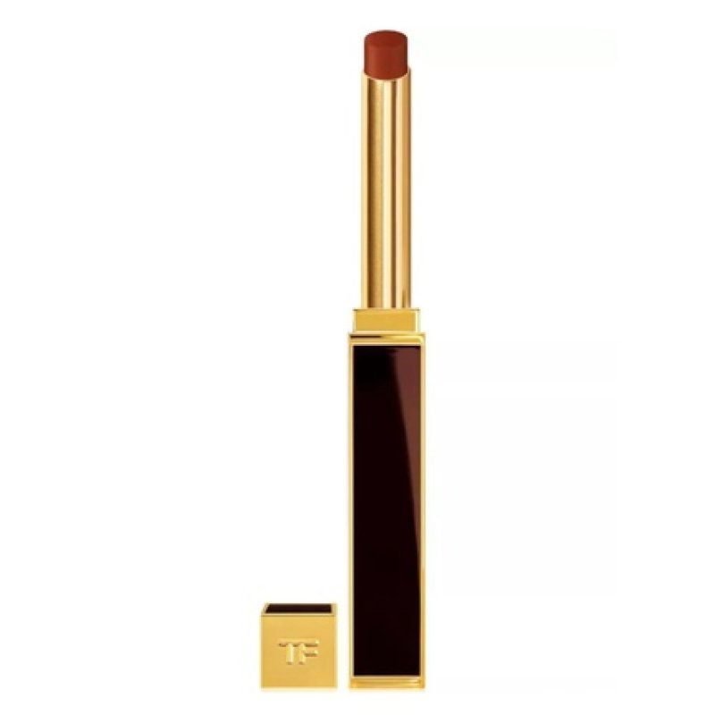 Tom Ford Slim Lip Color Shine Lipstick 154 First Look Nude Brown with Red