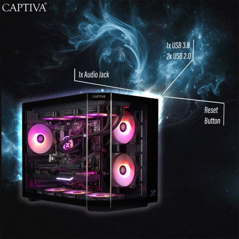 Captiva PC Highend Gaming R90-031 R7-5700X 32GB/1TB SSD RTX 5070 Win 11