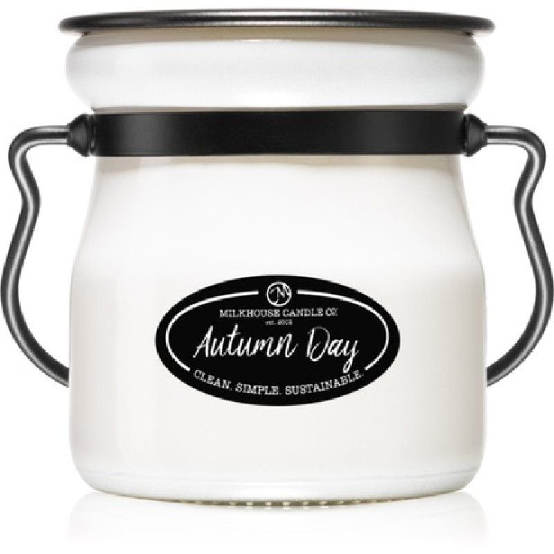 Milkhouse Candle Co Creamery Autumn Day Candle Scent Autumn Day Container Type Cream Jar Weight 142 G
