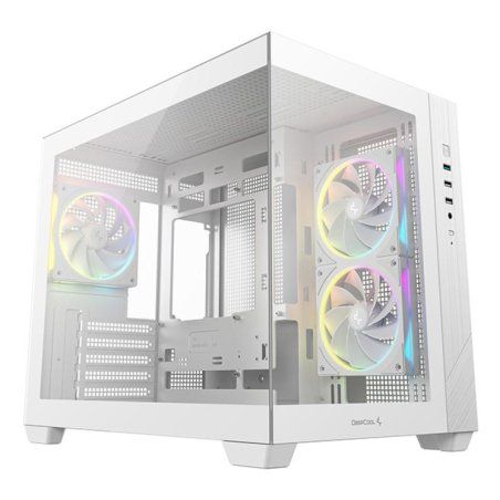 DeepCool CG330 3F WH Micro ATX Mini Tower White