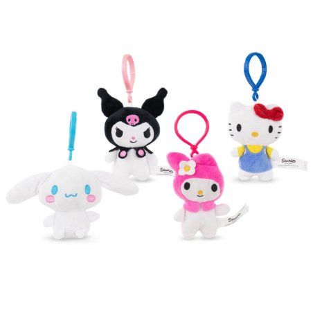 HELLO KITTY & Friends - Assortiment de 32 Bag Clips 4 Modèles - 15cm