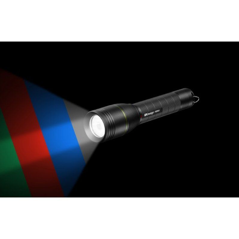 GP Lighting PSR51 Noir, Vert Lampe torche LED