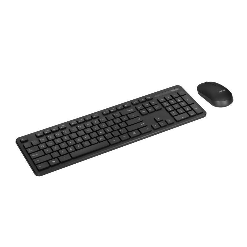 ASUS CW100 clavier Souris incluse Universel RF sans fil QWERTY Anglais américain Noir