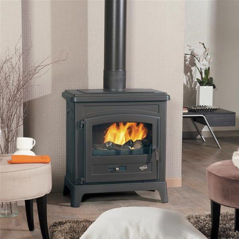 Poêle à bois 389154ANTHRACITE *