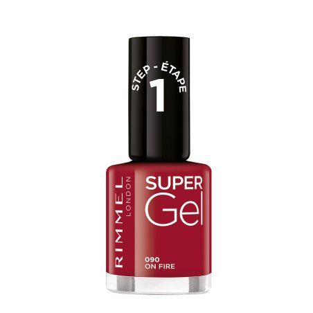 Rimmel Long Lasting Gel Nail Polish 090 On Fire