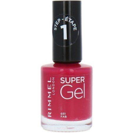 Rimmel Super Gel Nail Polish Perfect Posy No.031 Fab 12ml