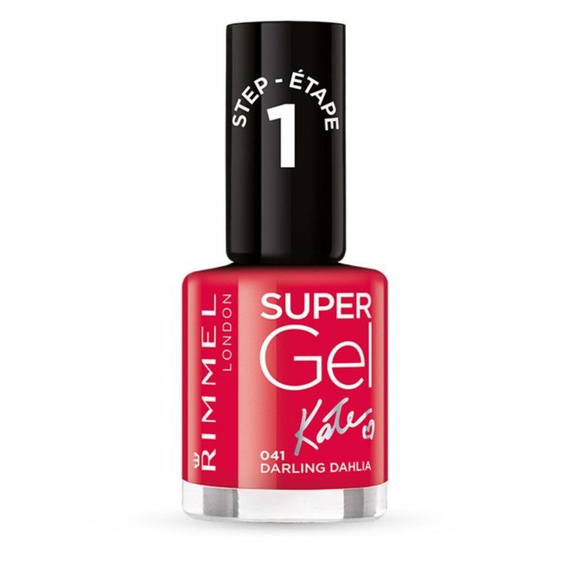 Rimmel Super Gel Nail Polish Color 41 Darling Dahlia 12ml