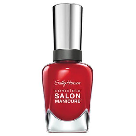 Sally Hansen Complete Salon Manicure Nail Polish 15ml Color 570 Right Said Red