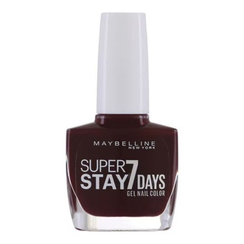 Maybelline Super Stay 7 Days Colour Corrector Nail Polish Number 287 Midnight Red 10 Ml