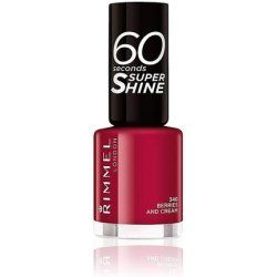 Rimmel 60 Seconds Nail Polish Berries & Cream Ivory 8ml