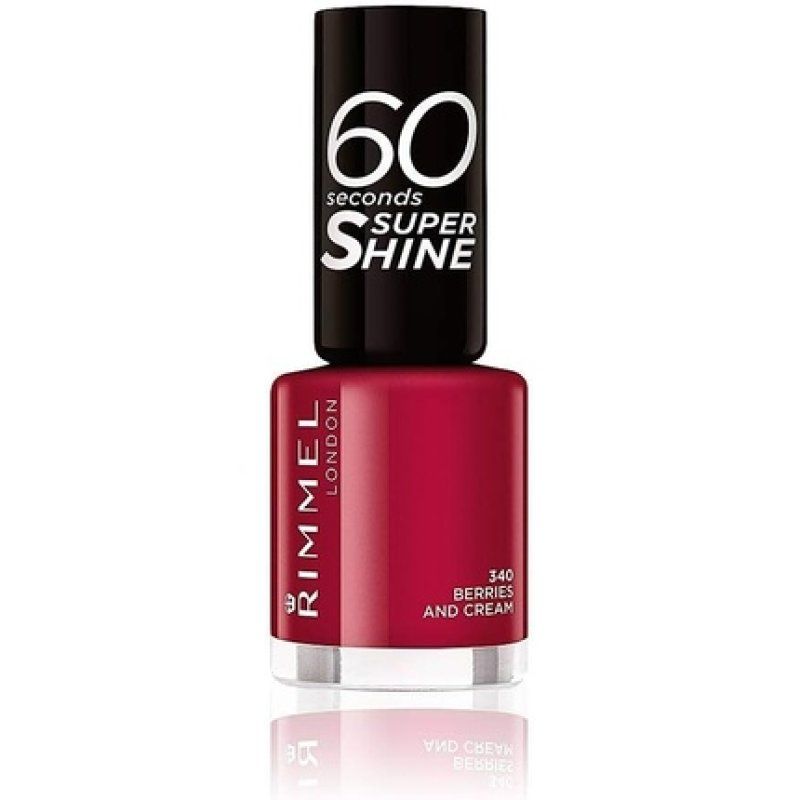 Rimmel 60 Seconds Nail Polish Berries & Cream Ivory 8ml