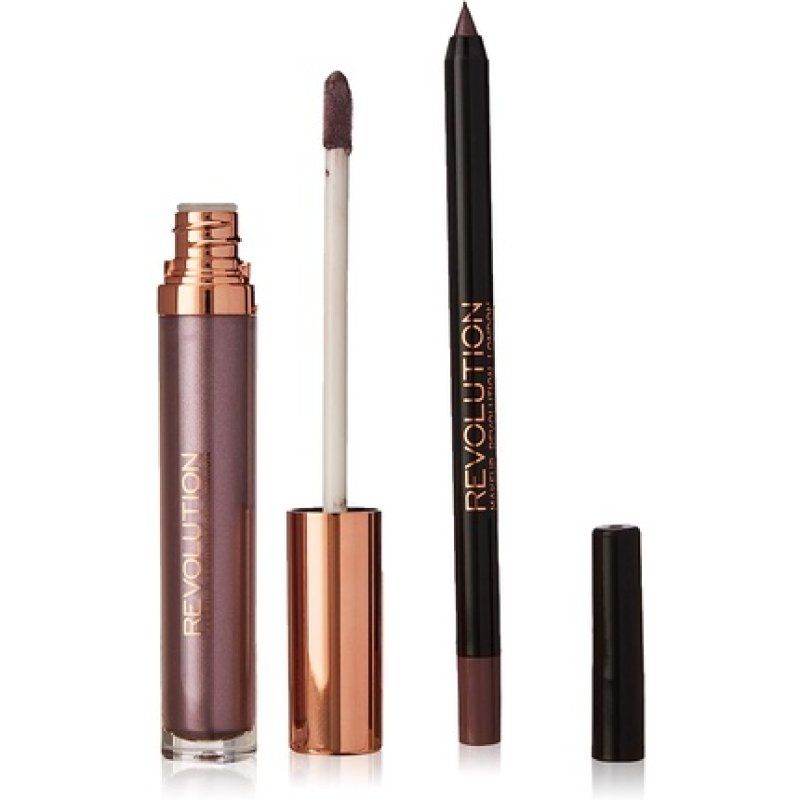 Make Up Revolution Retro Luxe Metallic Lip Kit in Dynasty