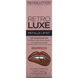 Makeup Revolution Retro Luxe Lip Kit Metallic Empress