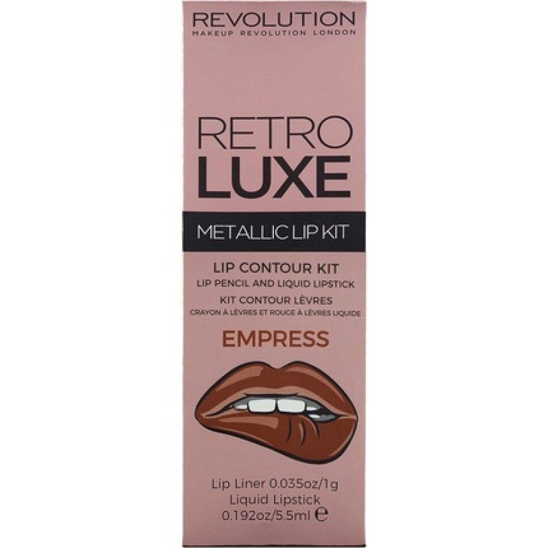 Makeup Revolution Retro Luxe Lip Kit Metallic Empress