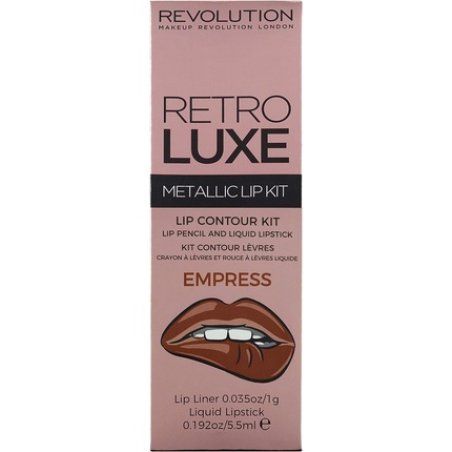 Makeup Revolution Retro Luxe Lip Kit Metallic Empress