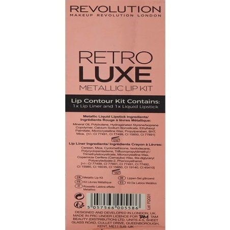 Make Up Revolution Retro Luxe Metallic Lip Kit in Dynasty