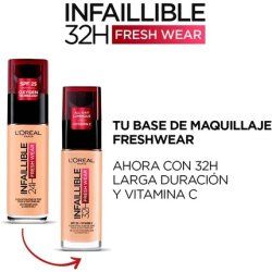L'Oreal Infallible 32H Fresh Wear Liquid Foundation Makeup With SPF25 245 Gold Honey 30ml