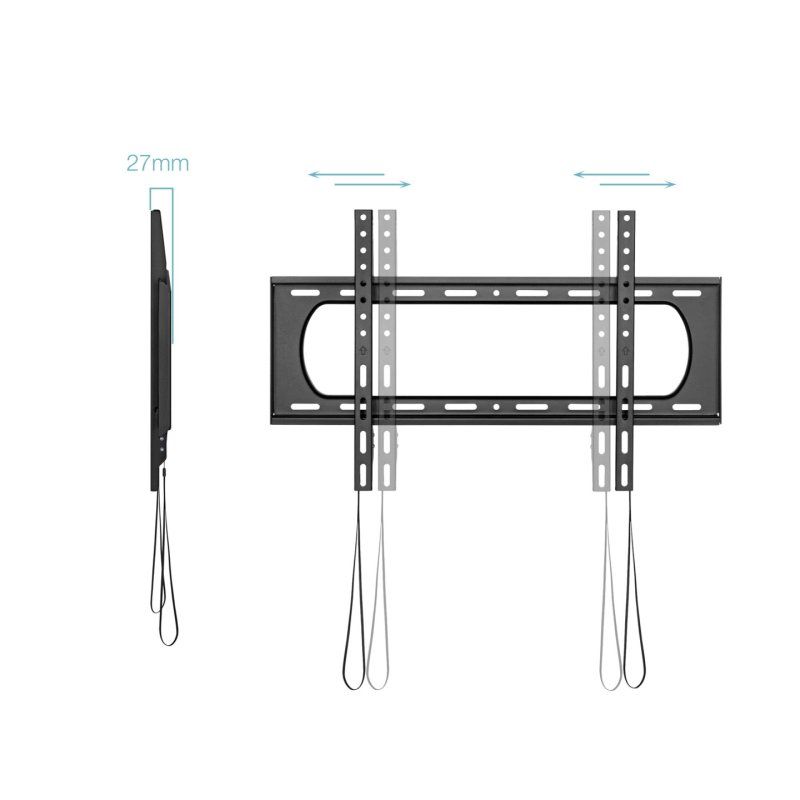 TooQ Support mural fixe pour écrans de 37” à 80”