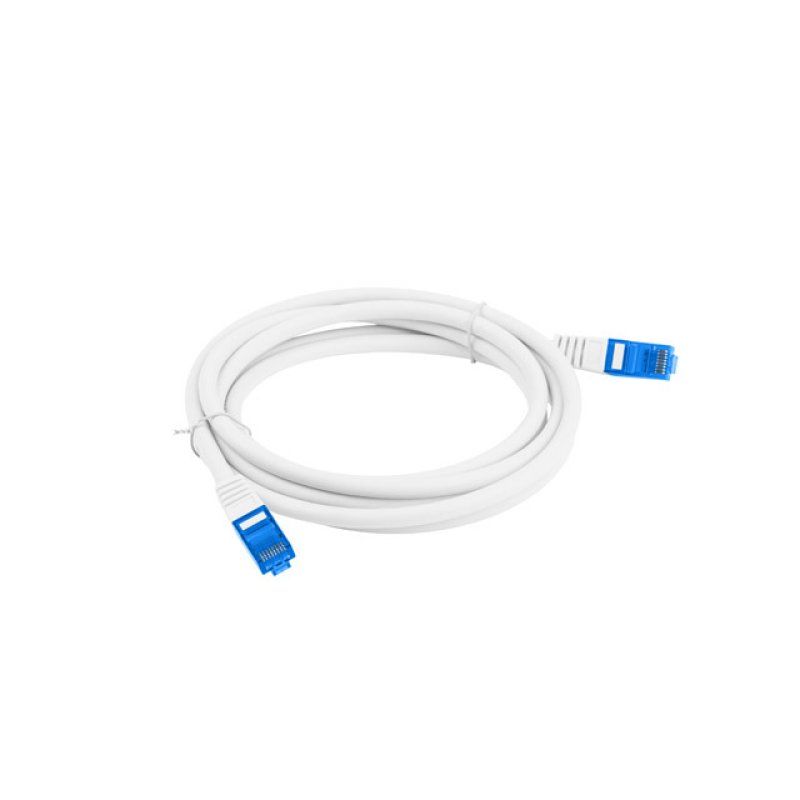 Lanberg PCF6A-10CC-0050-W networking cable White 0.5 m Cat6a S/FTP (S-STP)