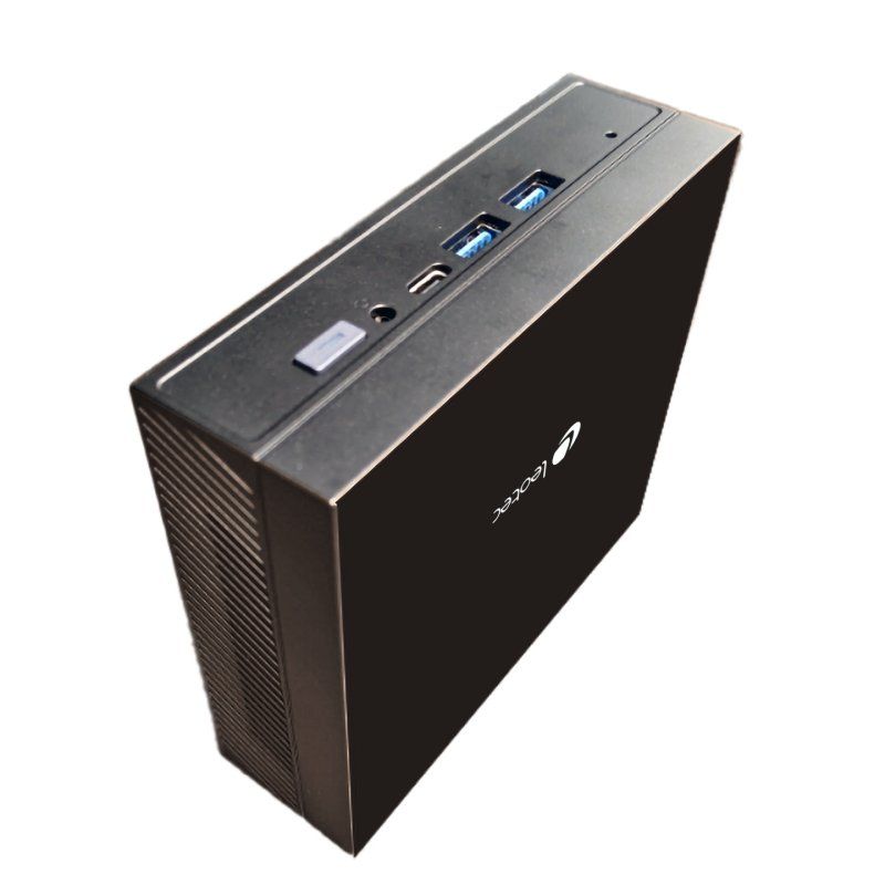 Leotec LEMPC24 barebone PC/ poste de travail Cube Noir 2 GHz