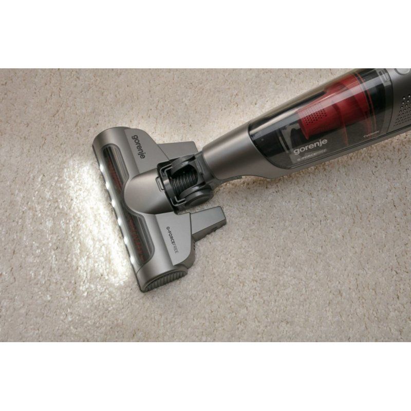 Gorenje SVC252GFA stick vacuum/electric broom 2-in-1 stick vacuum Battery Dry HEPA Bagless 0.5 L 155 W Black Grey