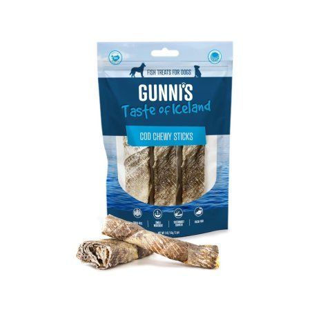 Gunnis - Cod Chew Sticks - 90g 3 pcs