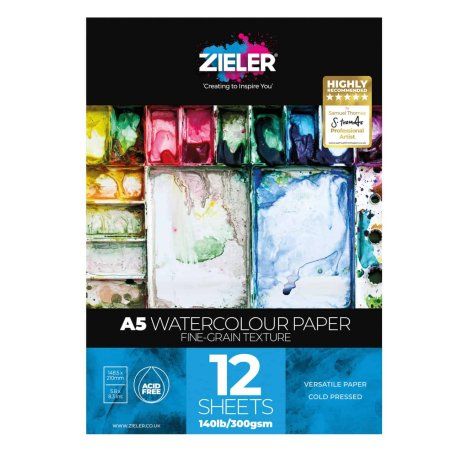 Zieler - Watercolour Pad - A5 (609299522)
