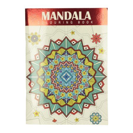 Mandala - Coloring Book - Red (1348)