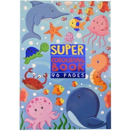 Super Coloring Book - Sea - 96 Pages (1334)