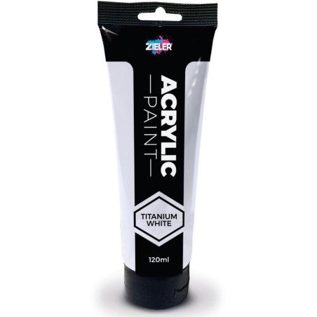 Zieler - Premium Acrylic - Titanium White - 120ml (609299398)