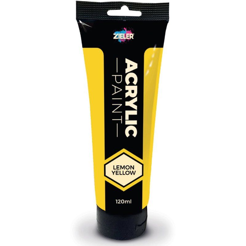 Zieler - Premium Acrylic - Lemon Yellow - 120ml (609299417)