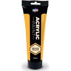Zieler - Premium Acrylic - Medium Yellow - 120ml (609299416)