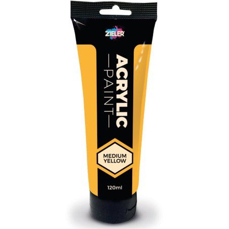 Zieler - Premium Acrylic - Medium Yellow - 120ml (609299416)
