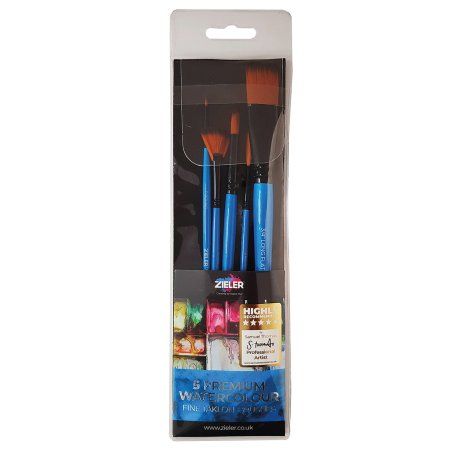 Zieler - Brushes - 5 pcs - Watercolors (609299267)