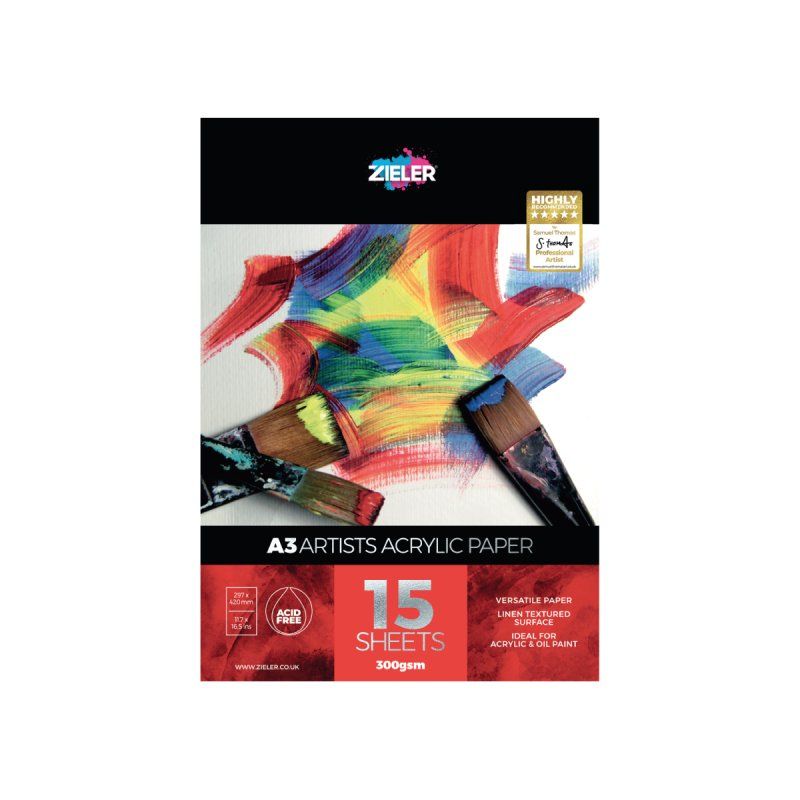 Zieler - Acrylic and Oil Pad - A3 (609290026)