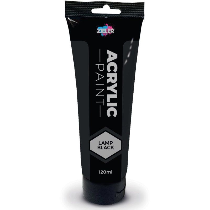 Zieler - Premium Acrylic - Lamp Black - 120ml (609299399)