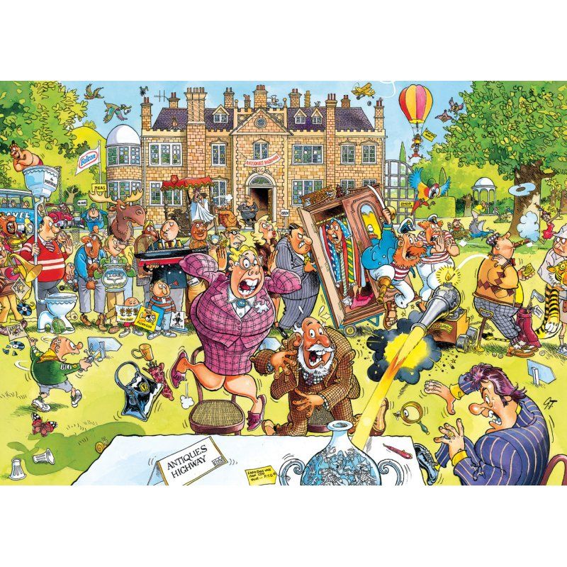 Wasgij Retro Original 10 - La chasse aux antiquités ! (1000 pièces)