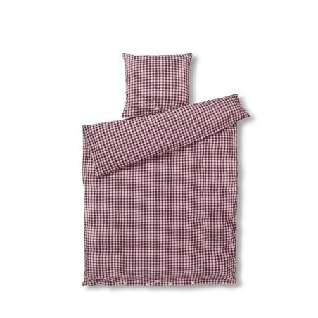 Juna - Bæk&Bølge Bed Linen - Plum/Rose - 140x220 cm