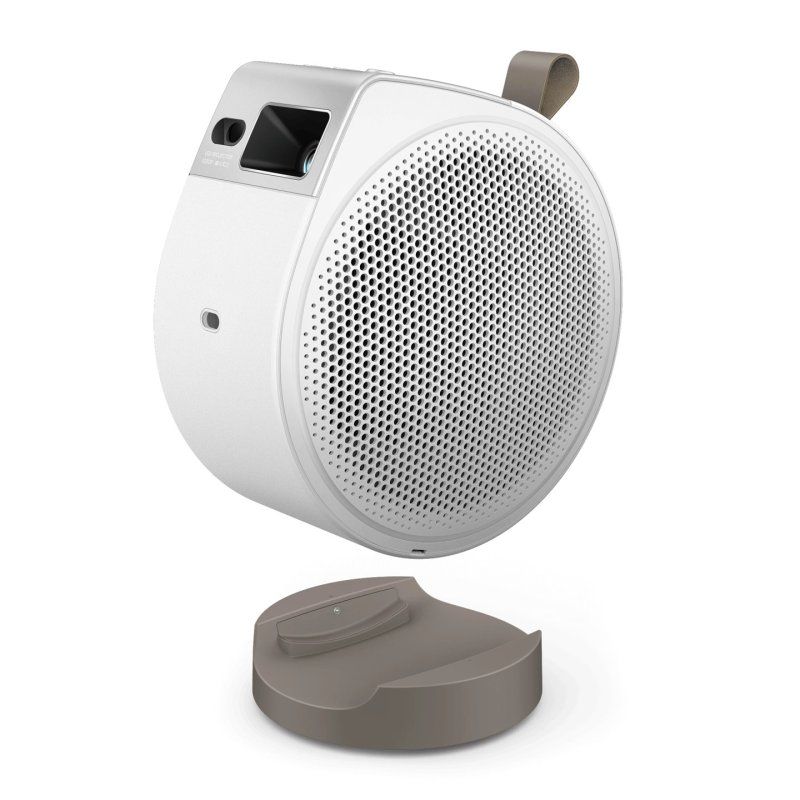 BenQ GV32 Tragbarer Full HD Beamer mit 360° Projektion, Smart TV 500 ANSI LED Lumen, 2.1 Sound, Google TV,