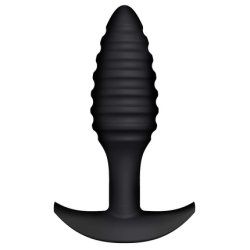 Marc Dorcel Spiral Plug Stimulating Anal Plug With Spiral Textured Surface In Black