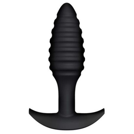 Marc Dorcel Spiral Plug Stimulating Anal Plug With Spiral Textured Surface In Black